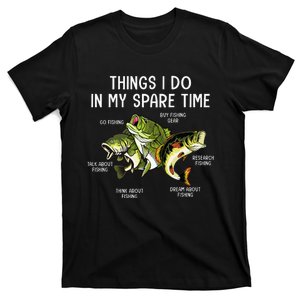 Things I Do In My Spare Time Go Fishing Buy Fishing Lovers T-Shirt