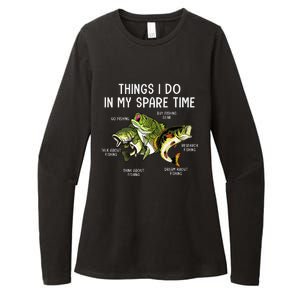 Things I Do In My Spare Time Go Fishing Buy Fishing Lovers Womens CVC Long Sleeve Shirt