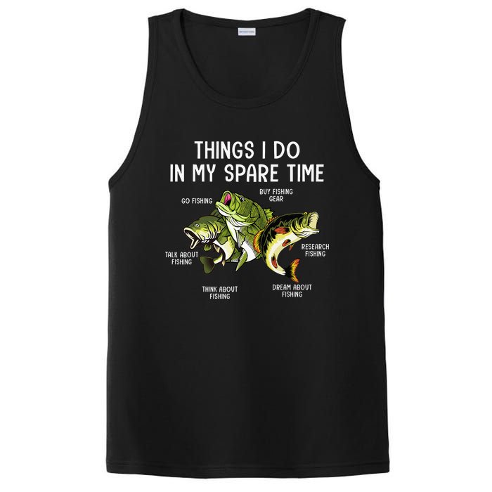 Things I Do In My Spare Time Go Fishing Buy Fishing Lovers PosiCharge Competitor Tank