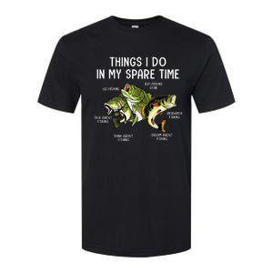 Things I Do In My Spare Time Go Fishing Buy Fishing Lovers Softstyle CVC T-Shirt