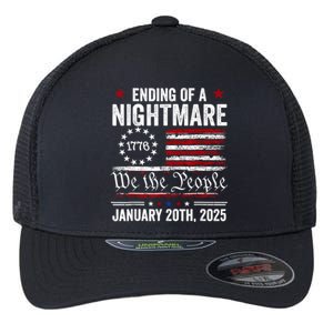 Trump Inauguration Day 2025 American Made Trump Merchandise Flexfit Unipanel Trucker Cap