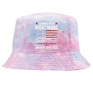 Trump Inauguration Day 2025 American Made Trump Merchandise Tie-Dyed Bucket Hat