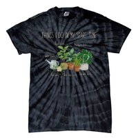 Things I Do In My Spare Time Plant Funny Gardener Gardening Tie-Dye T-Shirt