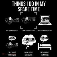 Things I Do In My Spare Time Ham Radio Operator T-Shirt