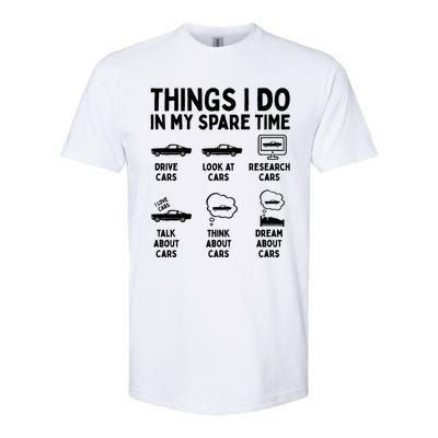 Things I Do In My Spare Time Car Enthusiast Funny Car Guy Softstyle® CVC T-Shirt