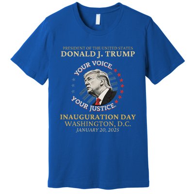 Trump Inauguration Day 2025 Commemorative Memorabilia Premium T-Shirt