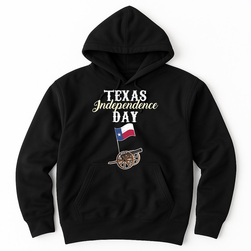 Texas Independence Day Historical State Hoodie