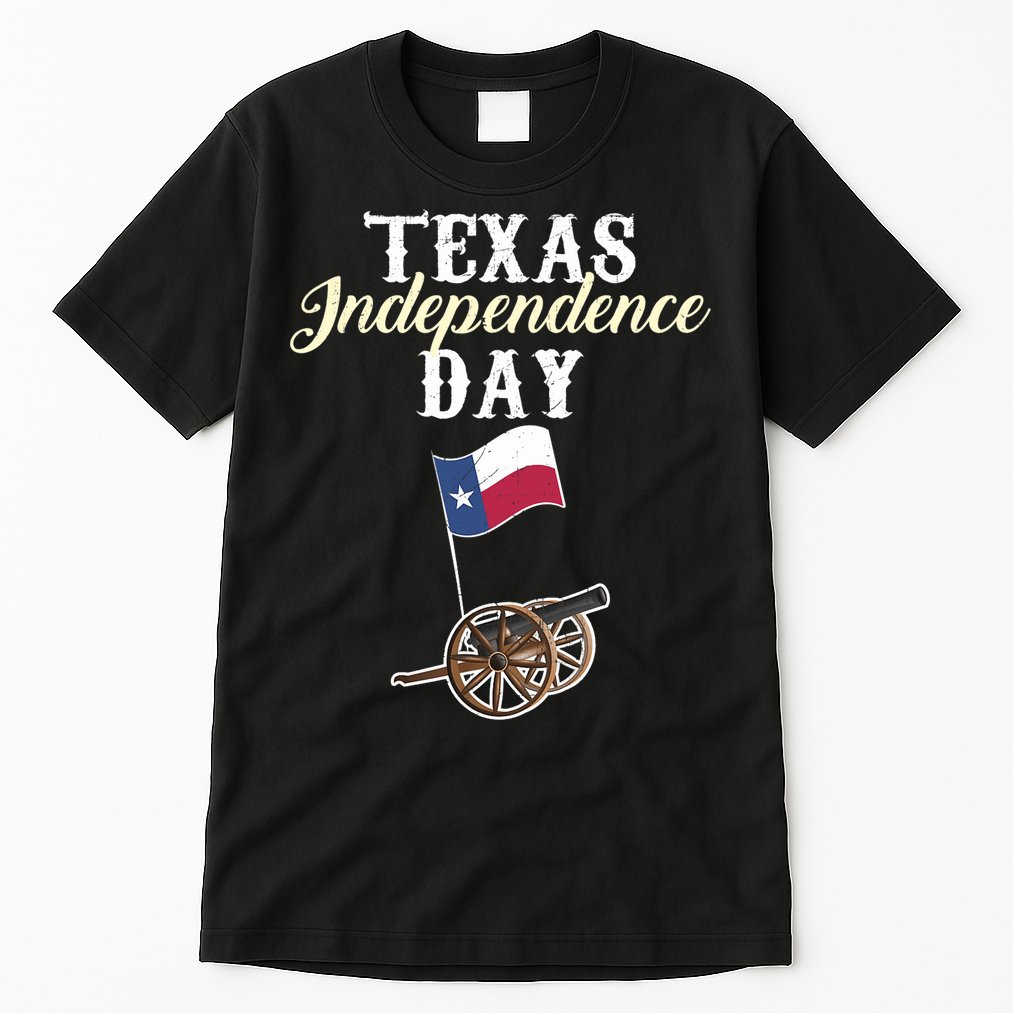 Texas Independence Day Historical State Tall T-Shirt