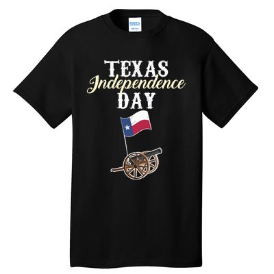 Texas Independence Day Historical State Tall T-Shirt