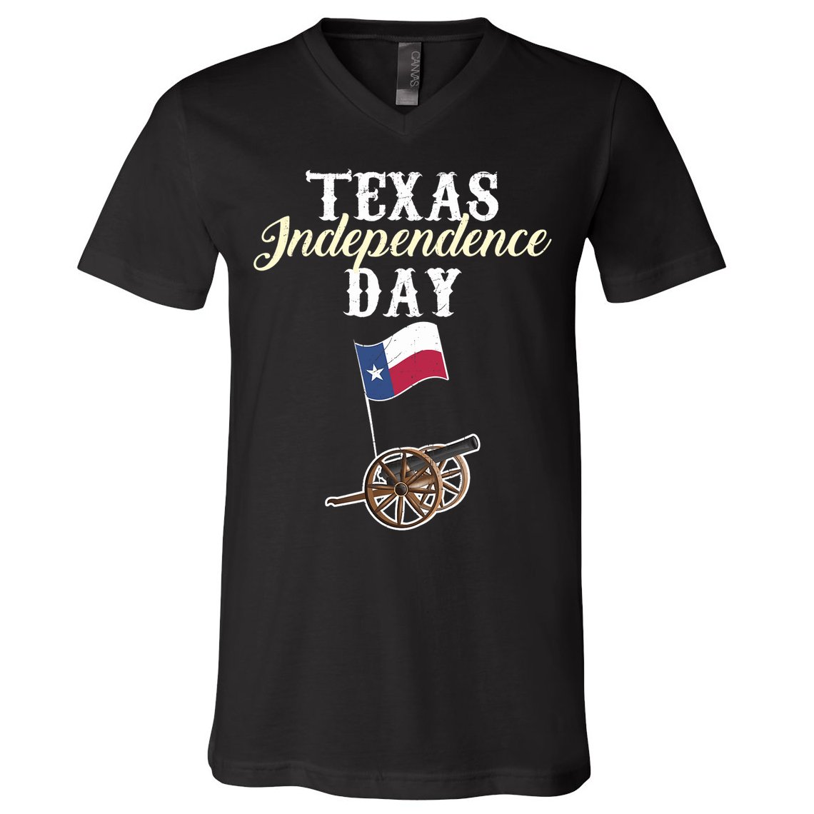 Texas Independence Day Historical State V-Neck T-Shirt