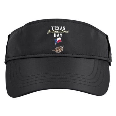 Texas Independence Day Historical State Adult Drive Performance Visor