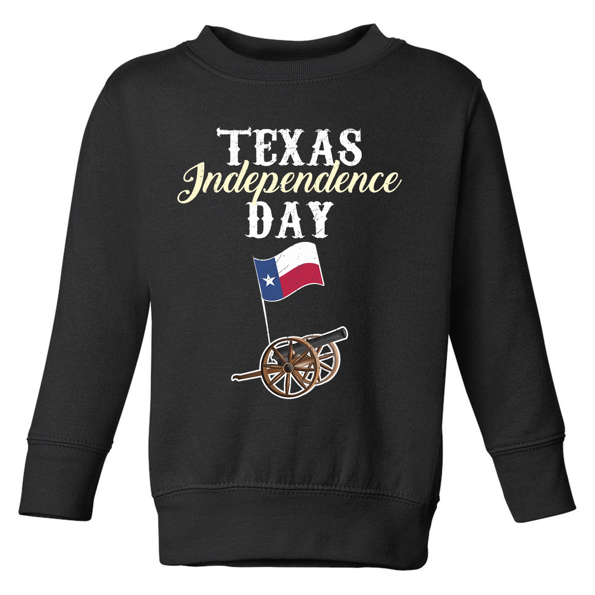 Texas Independence Day Historical State Toddler Sweatshirt