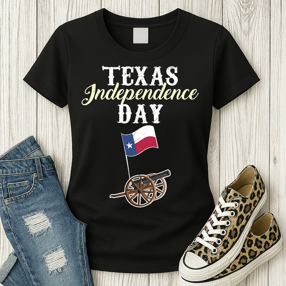 Texas Independence Day Historical State Womens T-Shirt