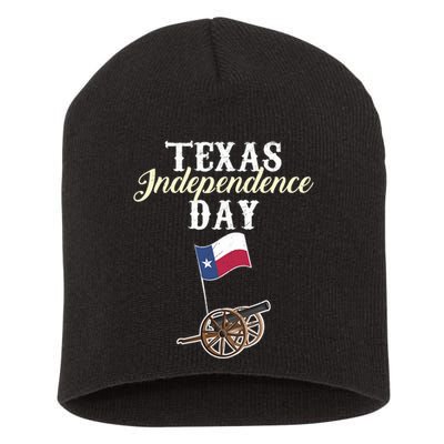 Texas Independence Day Historical State Short Acrylic Beanie