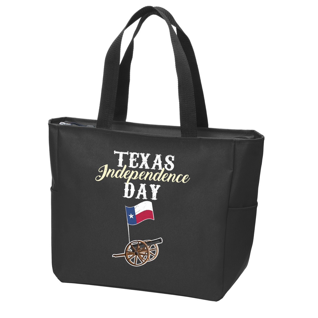 Texas Independence Day Historical State Zip Tote Bag