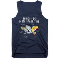 Things I Do In My Spare Time Funny Fishing Tank Top