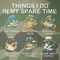 Things I Do In My Spare Time Funny Fishing Legacy Tie Dye Trucker Hat