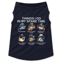 Things I Do In My Spare Time Funny Fishing Doggie Tank