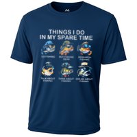 Things I Do In My Spare Time Funny Fishing Performance Shirt