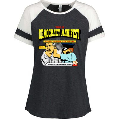 This Is Democracy Manifest Enza Ladies Jersey Colorblock Tee