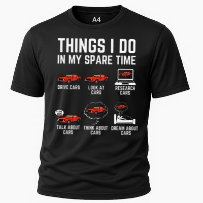 Things I Do In My Spare Time Funny Car Enthusiast Car Lover Performance Shirt