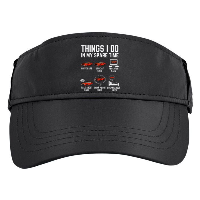 Things I Do In My Spare Time Funny Car Enthusiast Car Lover Adult Drive Performance Visor