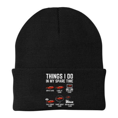 Things I Do In My Spare Time Funny Car Enthusiast Car Lover Beanie