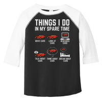 Things I Do In My Spare Time Funny Car Enthusiast Car Lover Toddler Fine Jersey T-Shirt