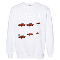 Things I Do In My Spare Time Funny Car Enthusiast Car Lover Garment-Dyed Sweatshirt