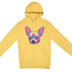 Tie Dye Chihuahua Premium Pullover Hoodie