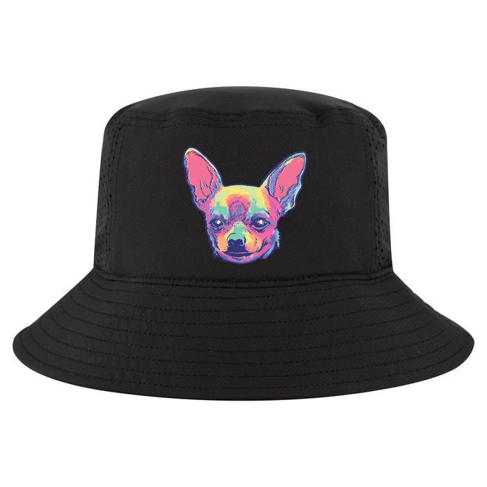 Tie Dye Chihuahua Cool Comfort Performance Bucket Hat