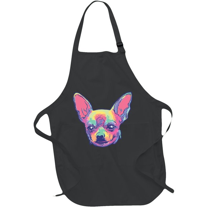 Tie Dye Chihuahua Apron