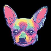Tie Dye Chihuahua Sustainable Bucket Hat