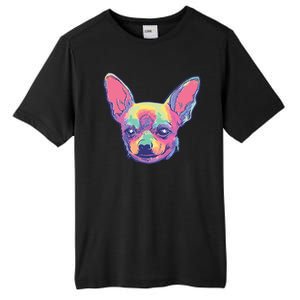 Tie Dye Chihuahua Tall Fusion ChromaSoft Performance T-Shirt