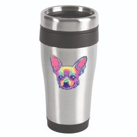 Tie Dye Chihuahua 16oz Travel Tumbler