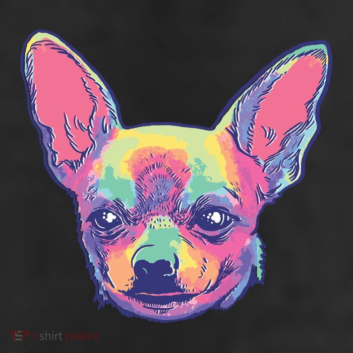 Tie Dye Chihuahua 25L Jumbo Tote