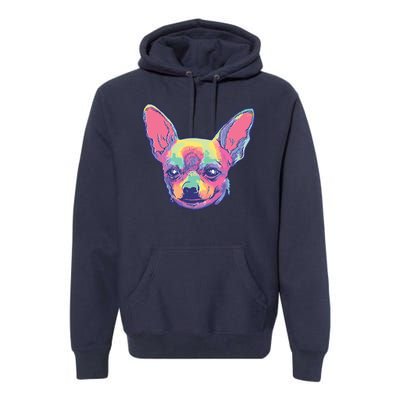 Tie Dye Chihuahua Premium Hoodie