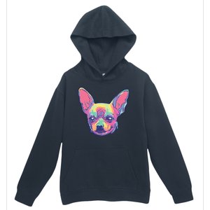 Tie Dye Chihuahua Urban Pullover Hoodie