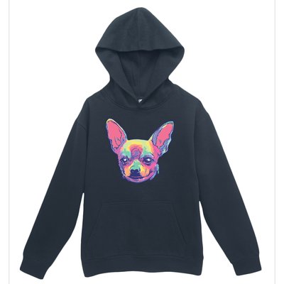 Tie Dye Chihuahua Urban Pullover Hoodie