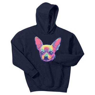 Tie Dye Chihuahua Kids Hoodie