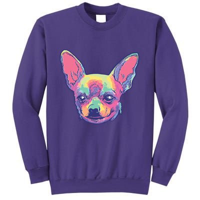 Tie Dye Chihuahua Sweatshirt