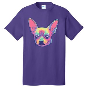 Tie Dye Chihuahua Tall T-Shirt