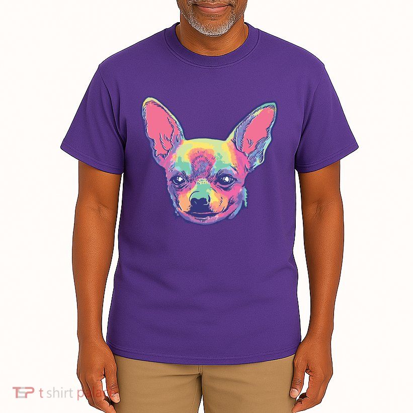 Tie Dye Chihuahua Tall T-Shirt