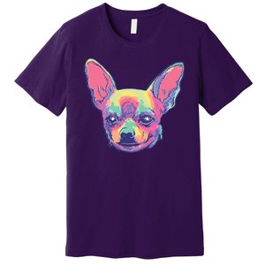 Tie Dye Chihuahua Premium T-Shirt