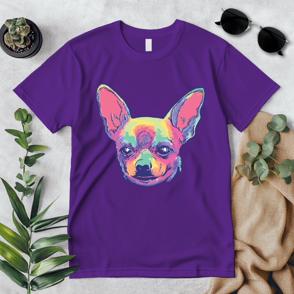 Tie Dye Chihuahua Premium T-Shirt