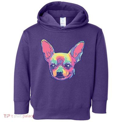 Tie Dye Chihuahua Toddler Hoodie