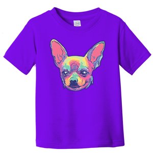 Tie Dye Chihuahua Toddler T-Shirt