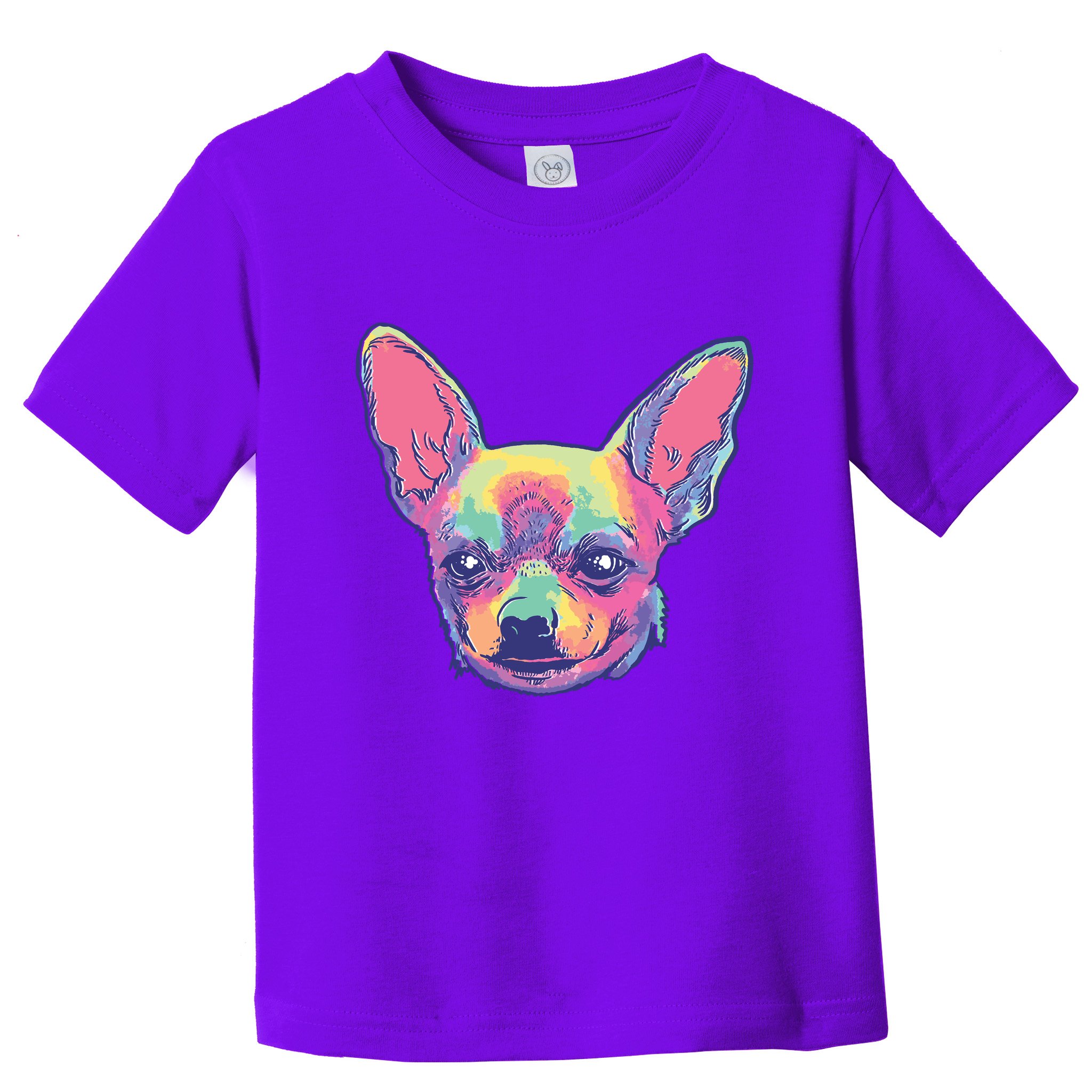 Tie Dye Chihuahua Toddler T-Shirt
