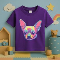Tie Dye Chihuahua Toddler T-Shirt