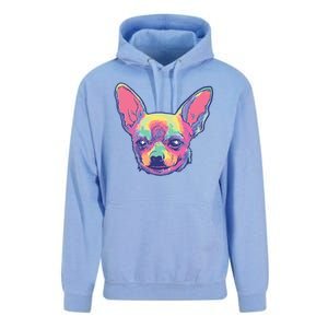 Tie Dye Chihuahua Unisex Surf Hoodie